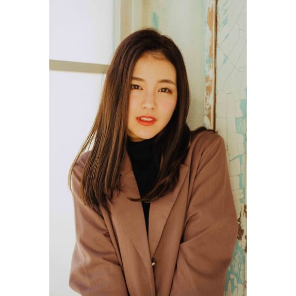 【揺れる艶髪／美髪】カット＋カラー＋髪質改善リペアトリートメント