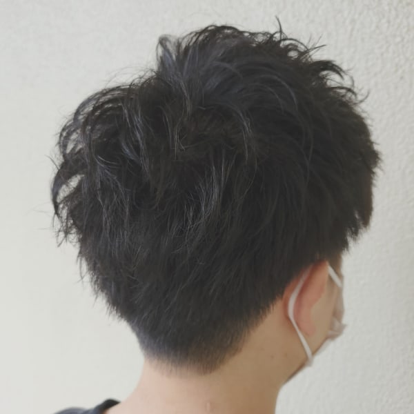 【メンズ限定】 メンズカット+炭酸シャンプー+クイックスパ