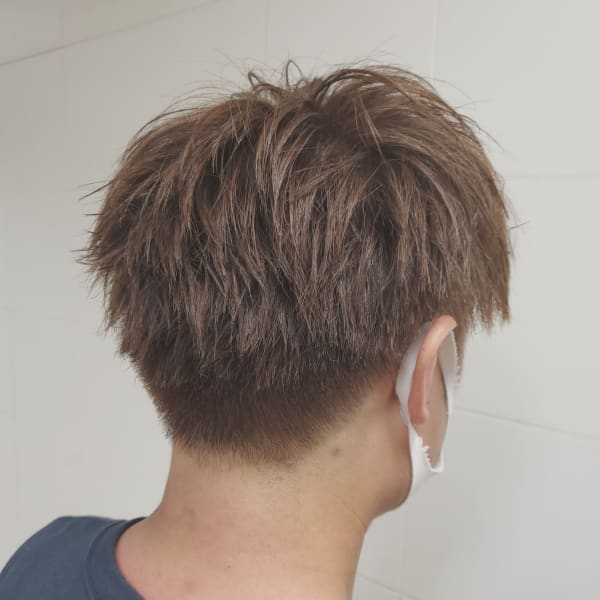 【メンズ限定】 メンズカット＋炭酸シャンプー＋オーガニックカラー