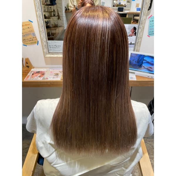 【ネット予約限定】水素ケアカラー＋生えグセ直し小顔カット＋うる艶TR