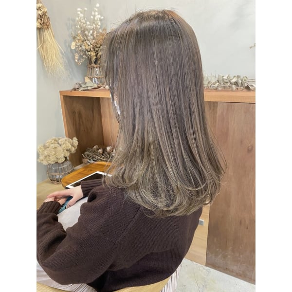 【当店No1|透明感/艶感◎】カット+カラー+COTAトリートメント