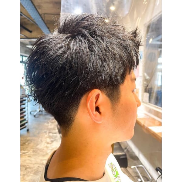 【ネット予約限定】魔法のバブルで頭皮ケアコース☆メンズカット＋マイクロバブルスパシャンプー