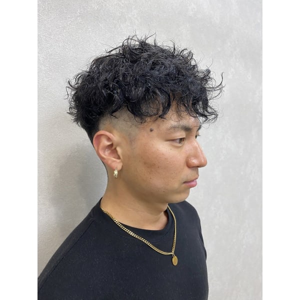 【メンズパーマ】カット+ツイストorスパイラルパーマ