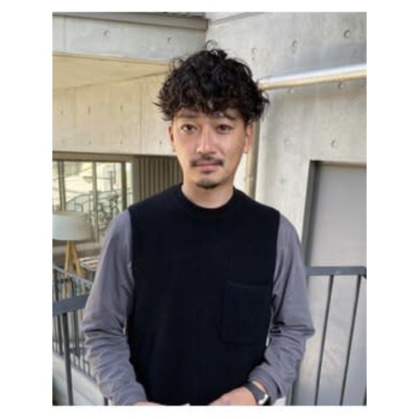 【MENS】カット＋オーガニックカラー＋眉カット+炭酸泉 【￥9500】
