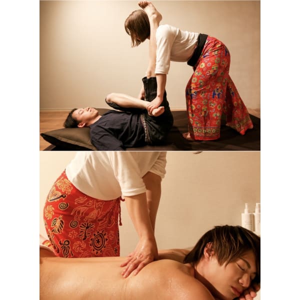 激推し！！当店人気No.1！タイ古式マッサージ＋アロマリンパマッサージ＋ヘッドor足つぼ110分