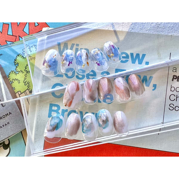 《ニュアンス》定額コースA【シンプルアート】パラジェル変更無料