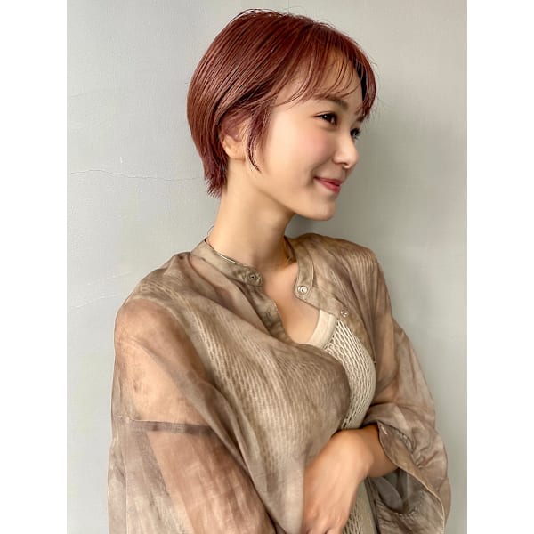 美フォルムくびれショート/大人ショートボブ/サイドバング