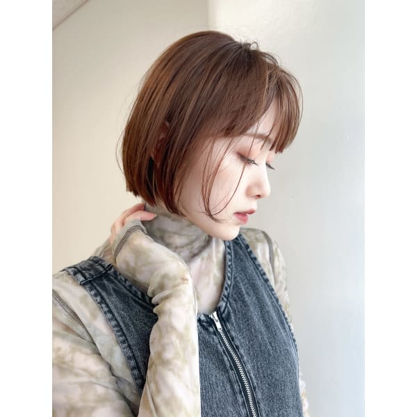 【☆平日限定☆】【顔型4タイプ診断付き似合わせフルコース】《カット+カラー+トリートメント》