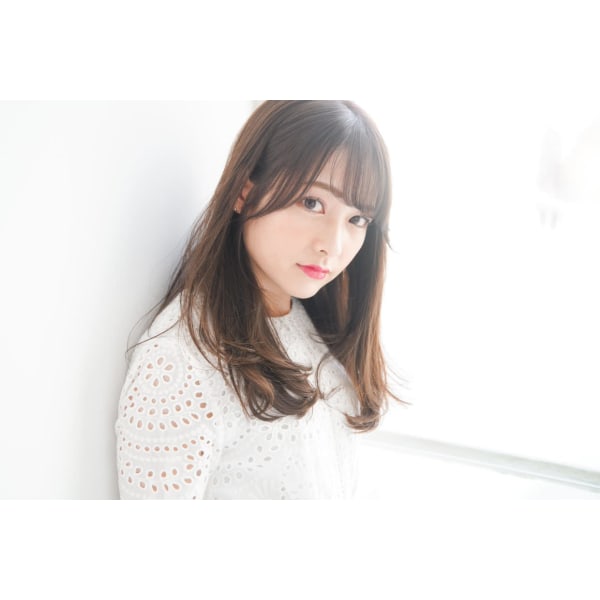 【平日ご新規様限定&髪質診断】透明感カラー×カット×コタ2stepトリートメント/8800
