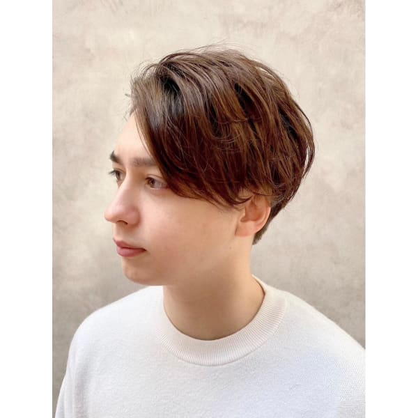 メンズ似合わせカット+ニュアンスパーマ ¥13200