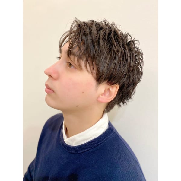 メンズカット＋眉カット＋マイクロバブル ￥6600