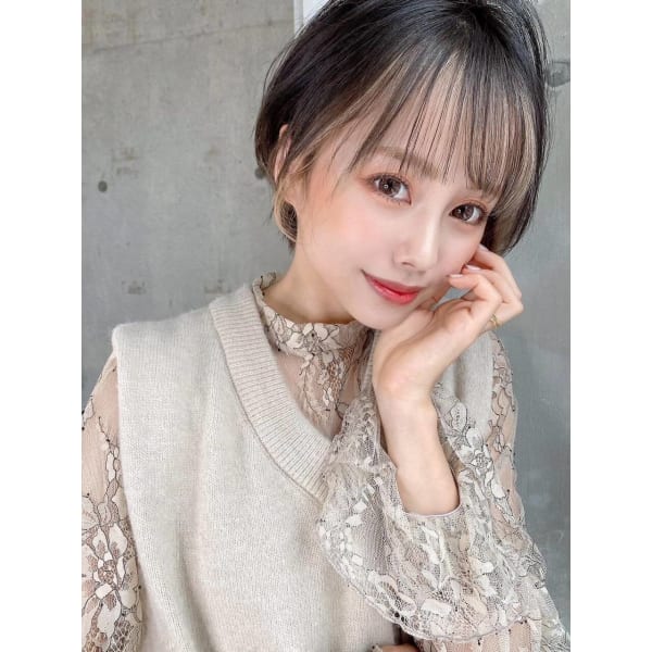 【人気NO.2】カット＋デザインカラー＋トリートメント☆18000円