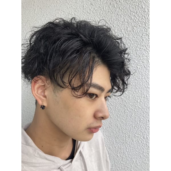 【大人気！】カット＋パーマ（眉カット＋シェービング付）