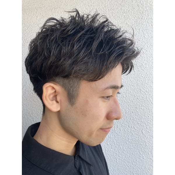 【ゆったりコース】カット+ヘッドスパ(眉カット+シェービング付)