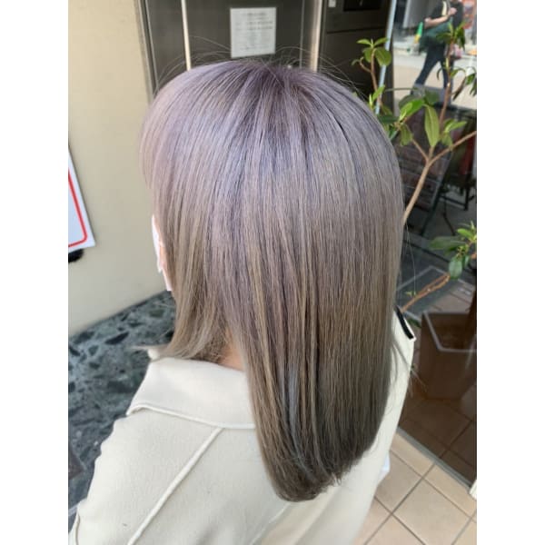 美髪へと導く【プラチナトリートメントカラーコース】¥17,360