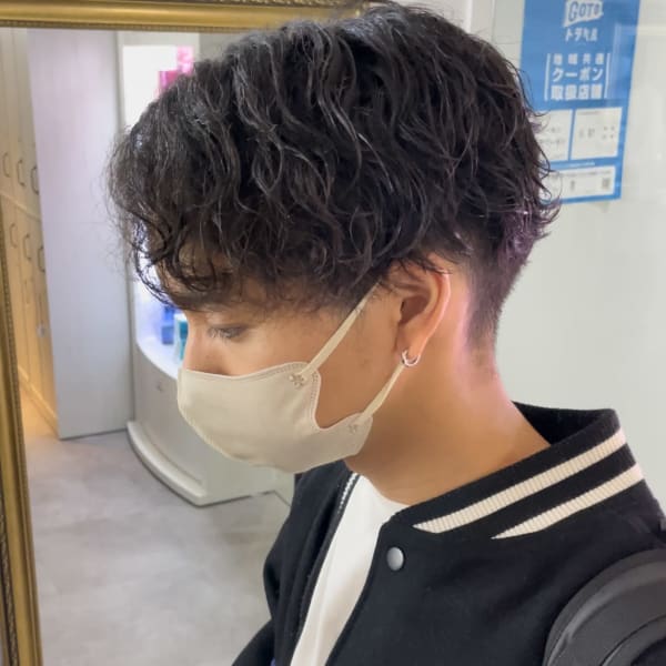 メンズカット+眉カット