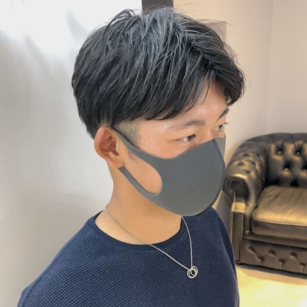 【平日限定】メンズカット+眉カット+頭皮ケア炭酸泉