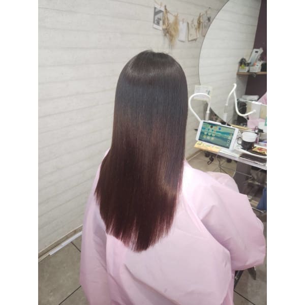 《１回のみご利用可能》【ご新規様限定、女性限定】高難易度縮毛矯正＋カット（3cmまで）