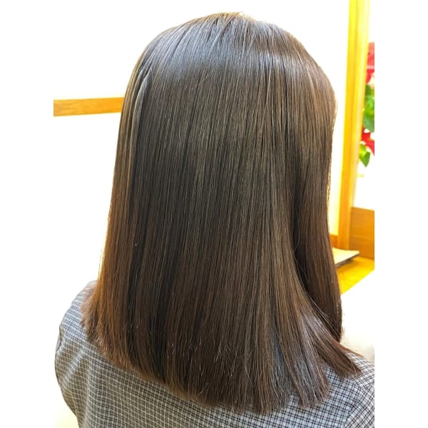 【初回】弱酸性ストレートパーマ＋弱酸性トリートメント