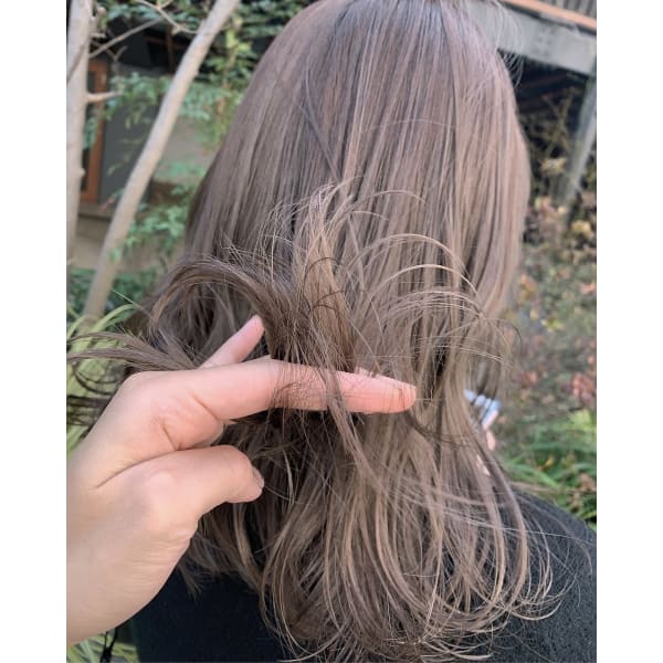 【平日限定】カット+透明感カラー+補修3stepトリートメント