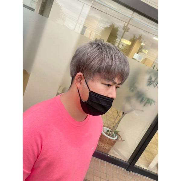 【初回】メンズフルブリーチ＋全体カラー