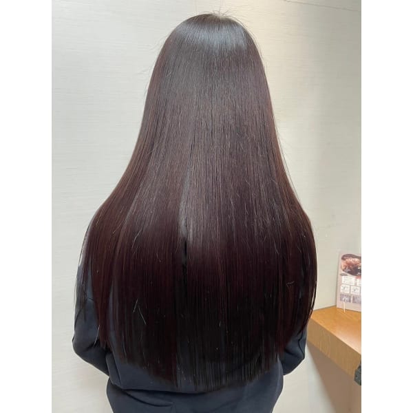 カット＋髪質改善酸性ストレート　￥22100