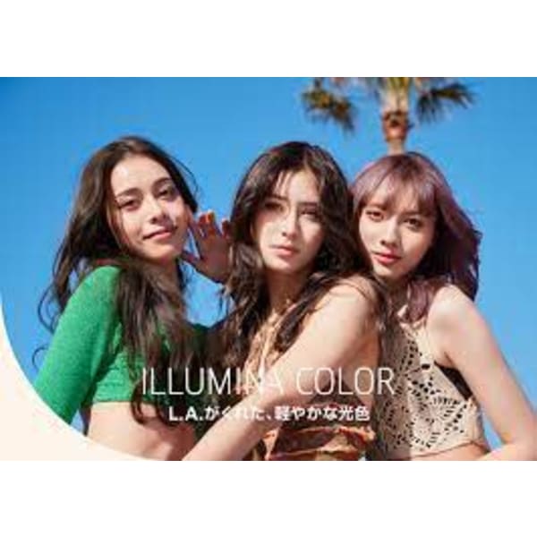 当店人気NO1クーポン　新色登場！【光色！イルミナコース】カット＋イルミナカラー￥8900