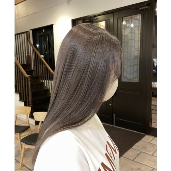 カット＋イルミナカラー＋オージュアTr＋超音波アイロン『ケアプロ』