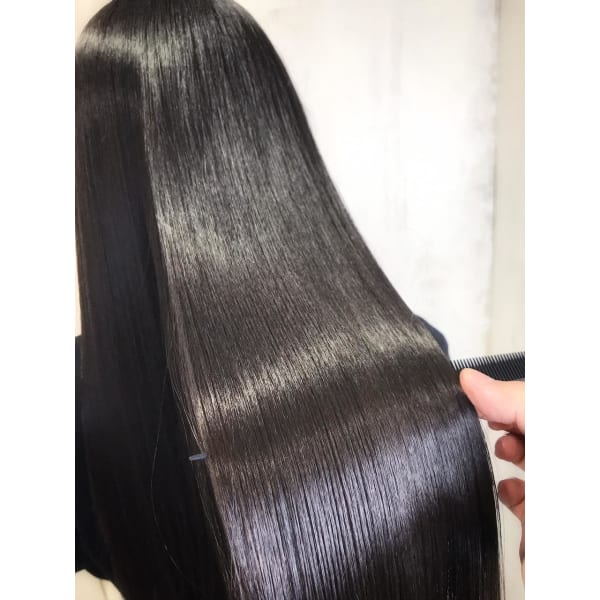 【來本限定】美髪矯正+カラーリタッチ+cut+トリートメント39600→35640
