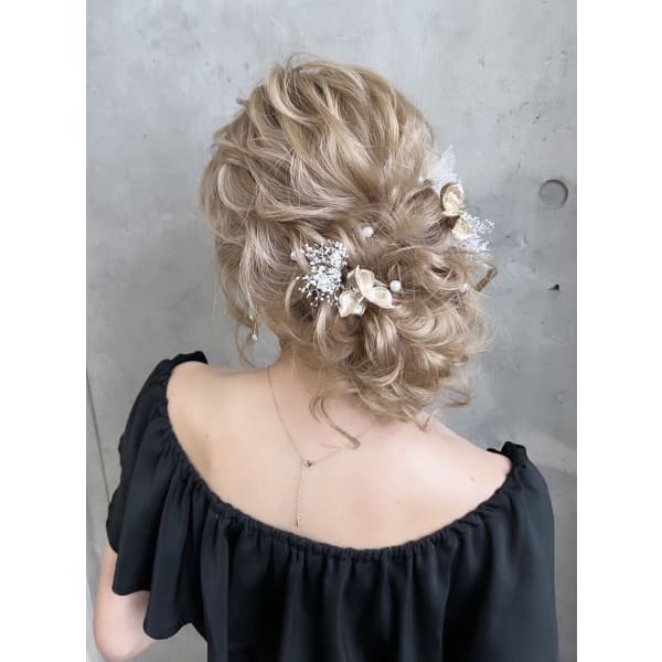 【16時~22時ヘアセット】¥2000/心斎橋セットサロン&難波ヘアセット