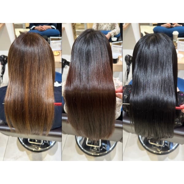 sins髪質改善酸性ストレート＋カット 26000[中目黒/髪質改善]