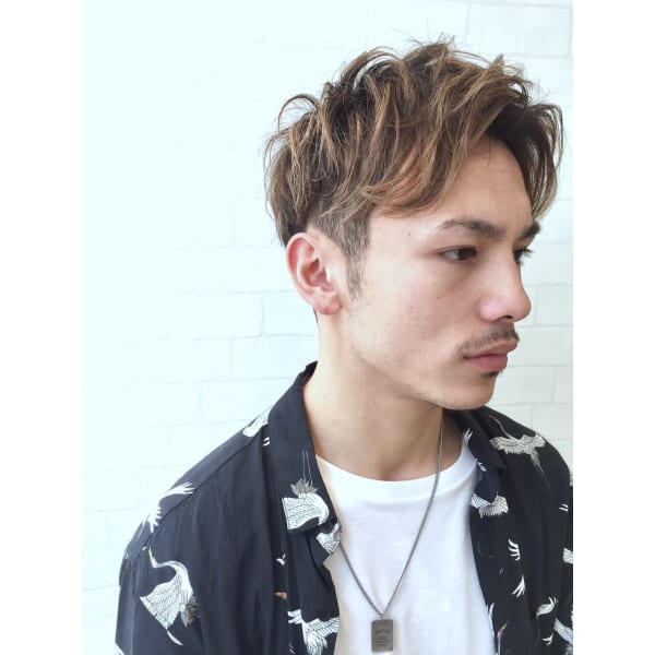 【men's限定】merryメンズカット＋カラー_15,000円→13,500円