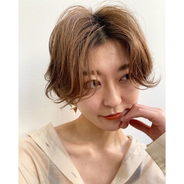 美髪♪強泡+プレミアムカラー(白髪染め可 ※特殊カラ-は除く)+似合わせカット