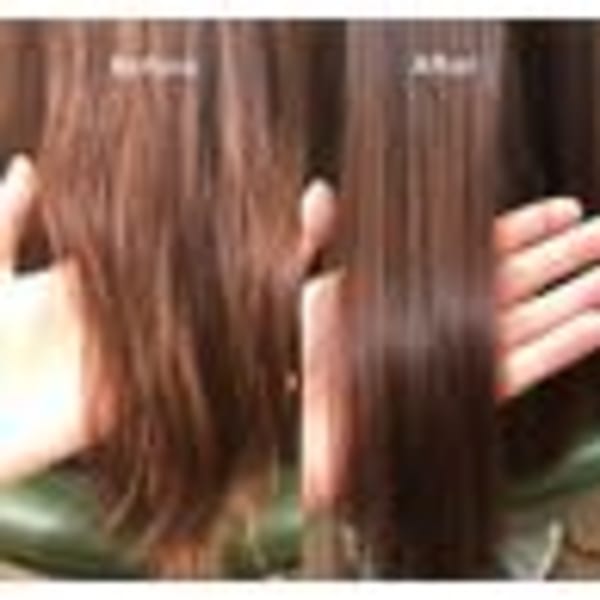 ケアするストレート カット＋ケアストレート