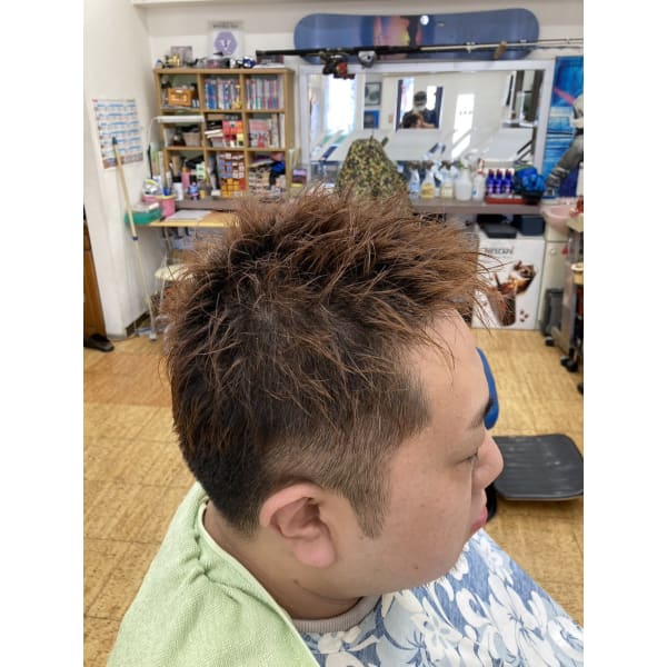 【新規限定】カット＋シェービング＋カラー＋眉カット