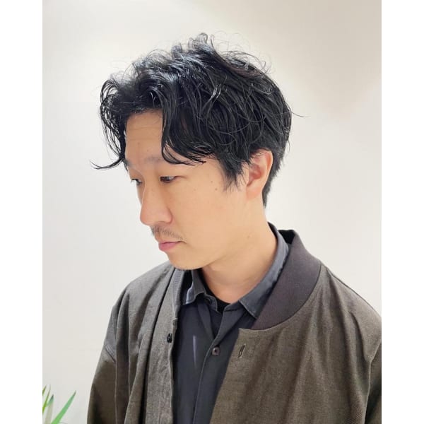 【メンズ】カット＋パーマ＋ヘアセット
