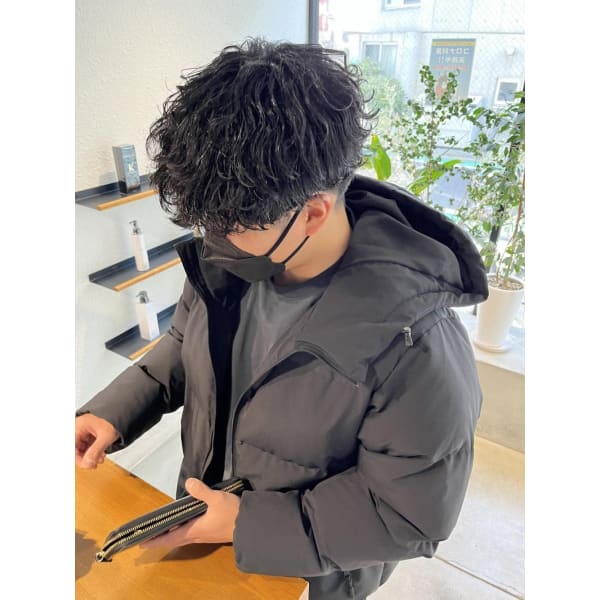 【男性限定】メンズカット+ケアカラー+トリートメントpro ¥18,700