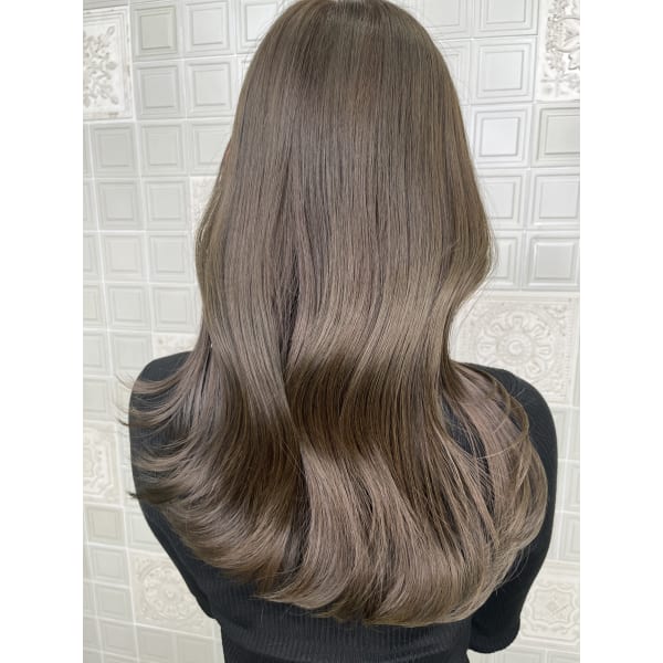 【美髪を育てる】カット+イルミナカラー(白髪も染まる◎)+クイックトリートメント¥9980