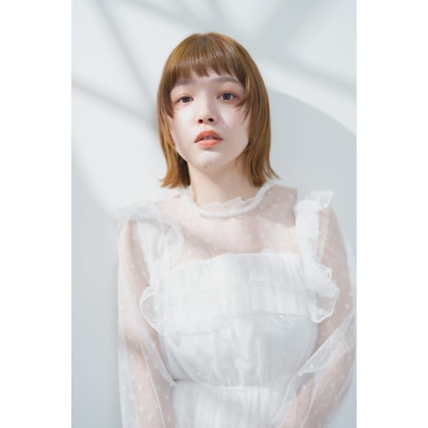 【透明感たっぷり】似合わせカット＋高発色カラー ￥7500 