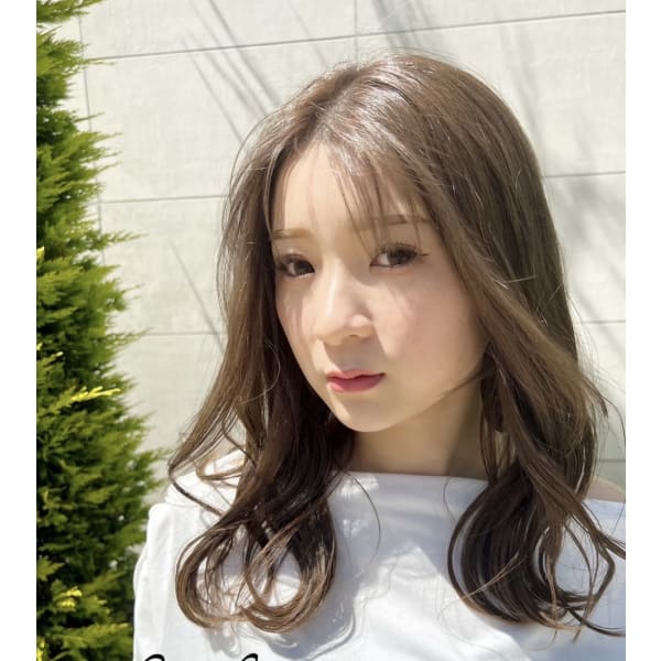 初回【髪質改善】ケアカラー＋カット＋ヴァリジョアTR￥12100～(ロング料金別