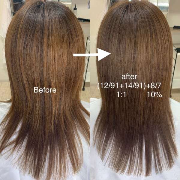 イノアカラー+カット ¥9,350~