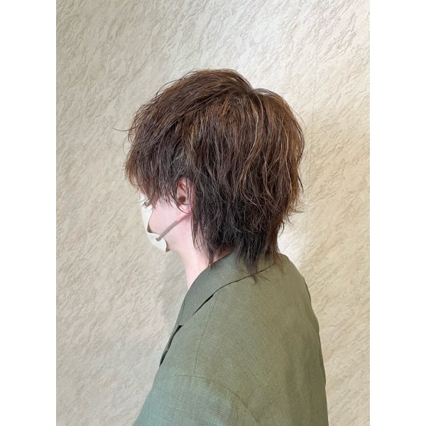 【SNSで大注目】メッシュキャップブリーチ+カット　￥9900
