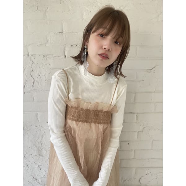 ツヤ髪に☆ 髪質改善イルミナカラー＋カット＋CCベールトリートメント