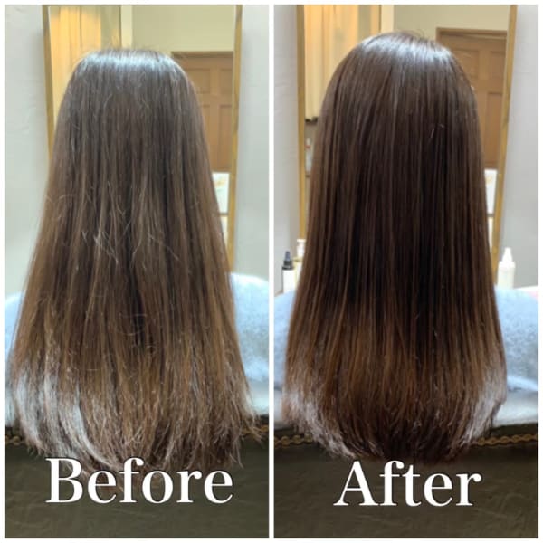 【人気No.1髪質改善】☆上質ツヤカラーエステ+小顔カットエステ