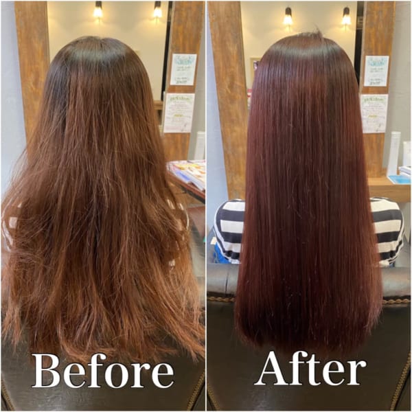 上質ツヤカラーエステ(小顔カット込)