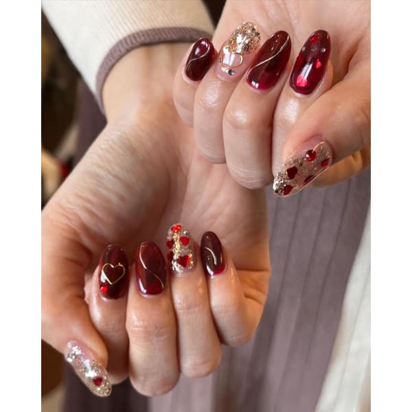 デザインネイル　オフ込み　