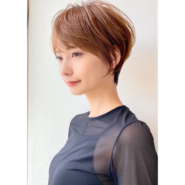 大人女性の似合わせショートカット（シャンプー・ブロー付）〔銀座/銀座駅〕