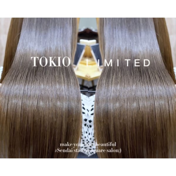 【究極の・・!!】髪質改善 TOKIO LIMITED ＋カラー＋プチSPA（白髪染めもOK)