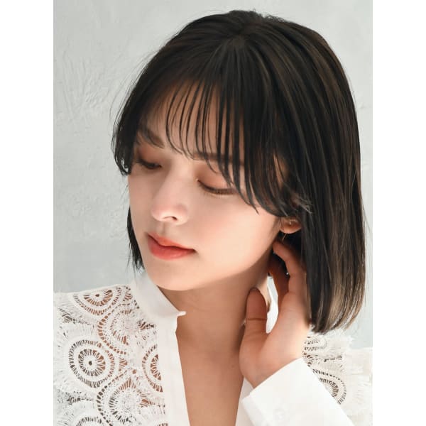 【艶髪を再現_髪質改善】★カットなし☆縮毛矯正_ヘアケア¥11980