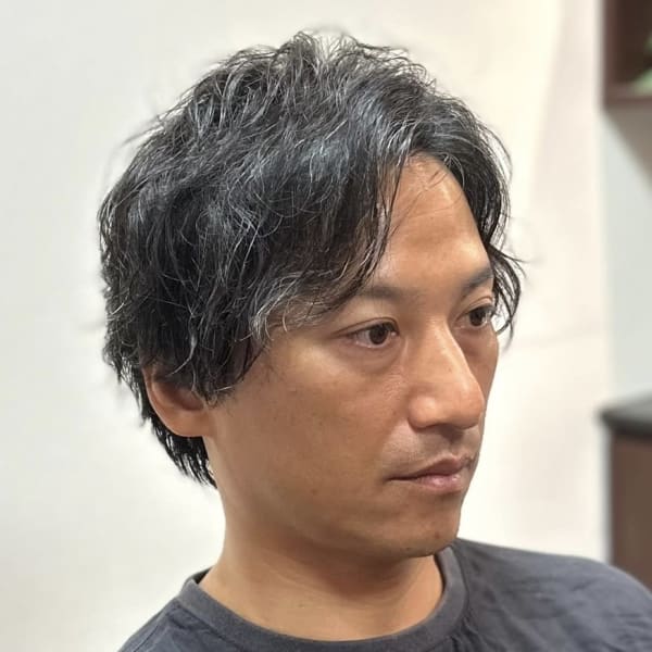 【初回人気NO,１】メンズカットコース＋デザインパーマ　￥11,550→11,000